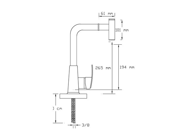 Sink Mixer With Pull-Out Spiral Spring Tap