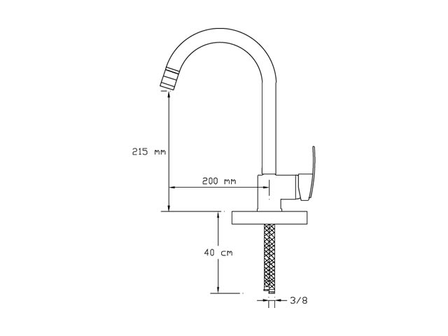 Sink Mixer With Pull-Out Spiral Spring Tap