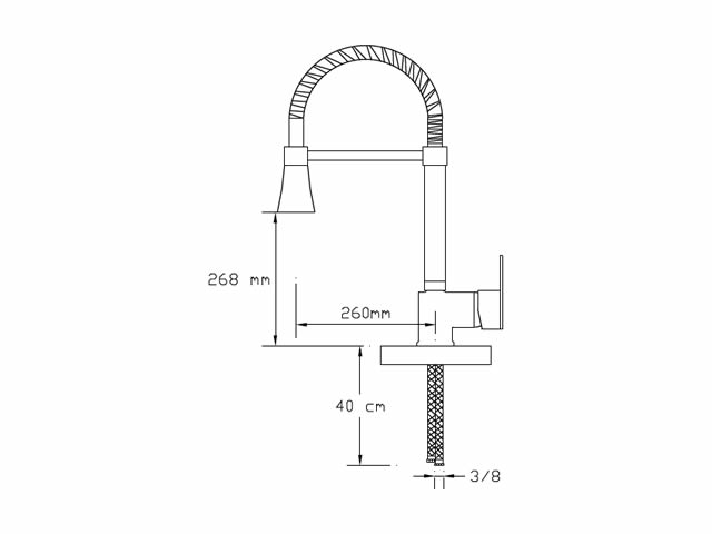 Single Sink Mixer