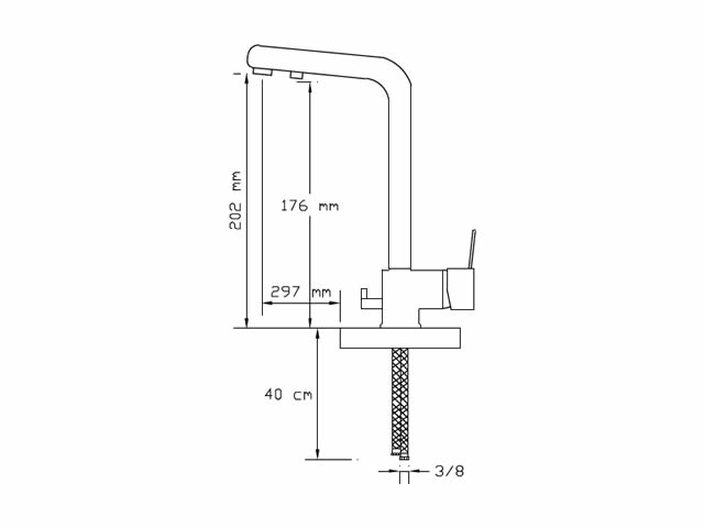 Water-Softener Sink Mixer