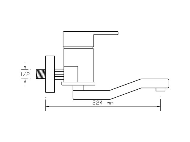 Sink Mixer Wall Mounted