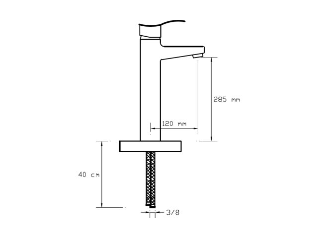 Long Type Basin Mixer