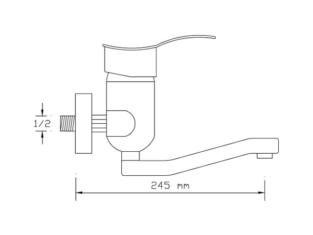 Sink Mixer Wall Mounted