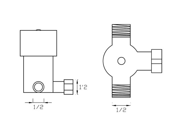 Hot-Cold Mixer For Single Inflows