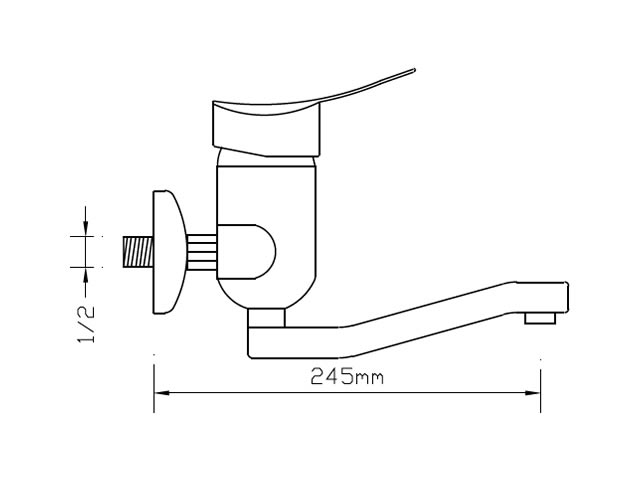 Sink Mixer Wall Mounted