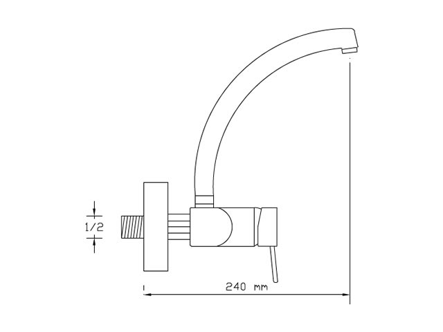 Sink Mixer Wall Mounted