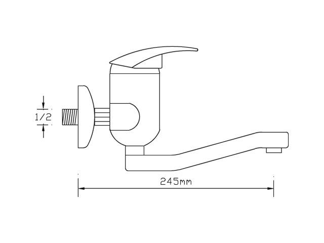 Sink Mixer Wall Mounted