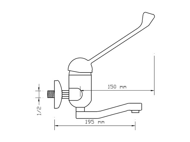 Basin Mixer Wall Mounted