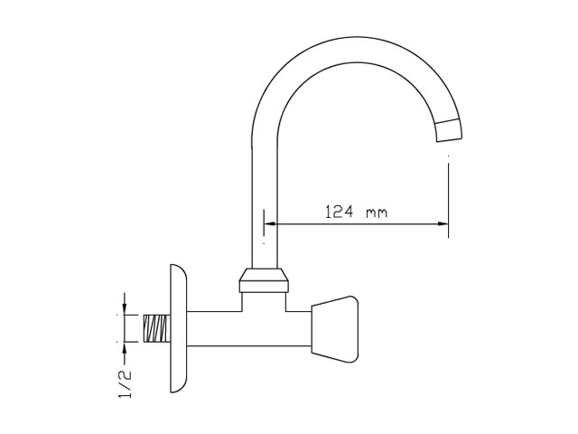 Single Wall Tap