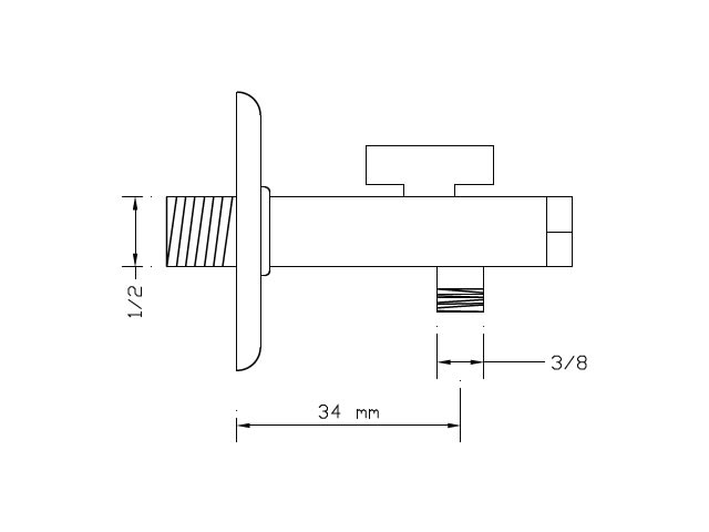 Angle Valve Tipped Ball