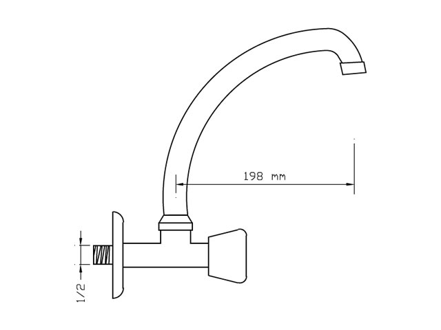 Single Wall Tap