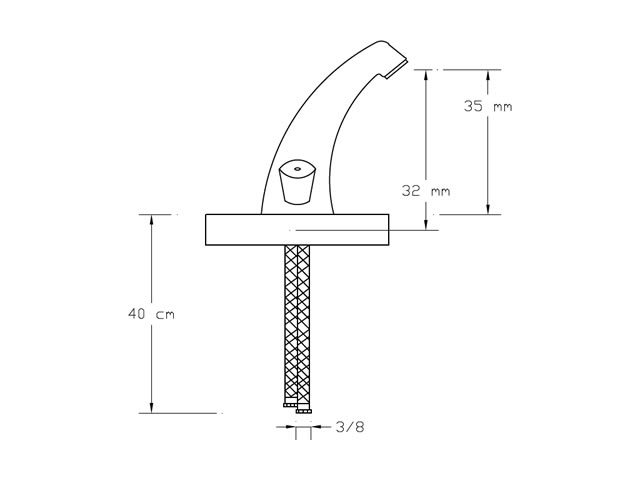 Single Body Basin Tap