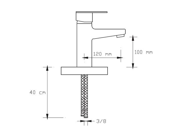 Basin Mixer (Black Pearl)