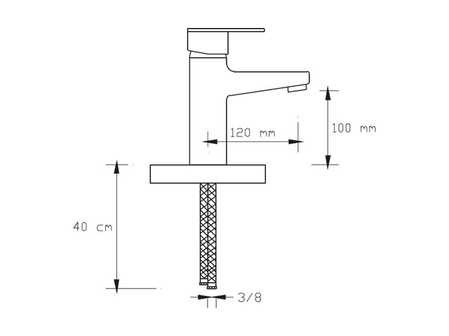 Basin Mixer (Antique Copper)