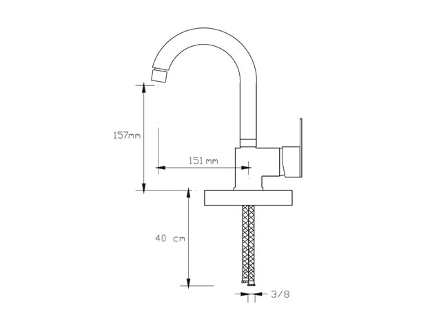 Basin Mixer (Matte Black)