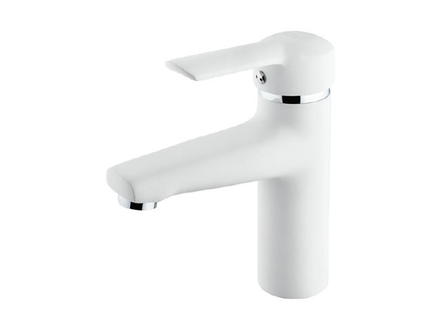 Basin Mixer (Matte White)