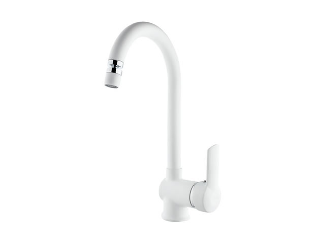 Sink Mixer (Matte White)